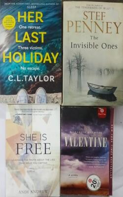The Invisible Ones, She Is Free, Valentine, HER LAST HOLIDAY :- Pack Of 4 Books