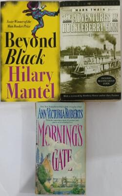 Beyond Black, The Adventures Of Huckleberry Finn, Morning's Gate, Roberts, Ann Victoria :- Pack Of 3 Books