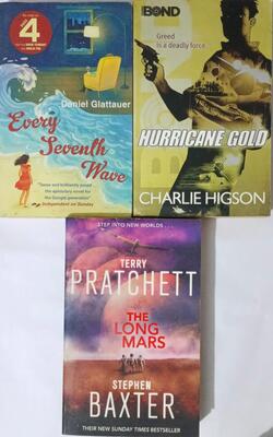 Hurricane Gold, The Long Mars , Every Seventh Wave :- Pack Of 3 Books