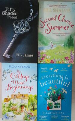 SECOND CHANCE SUMMER , Fifty Shades Freed, The Cottage Of New Beginnings , EVERYTHING IS BEAUTIFUL :- Pack Of 4 Books
