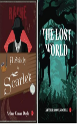 A STUDY IN SCARLET (PB), THE LOST WORLD (PB)