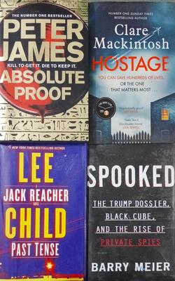 Absolute Proof, Spooked, Past Tense , Hostage:- Pack Of 4 Books