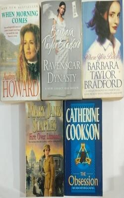 Ravenscar Dynasty, Fire Over London, When Morning Comes, The Obsession, Where You Belong :- Pack  Of 5 Books