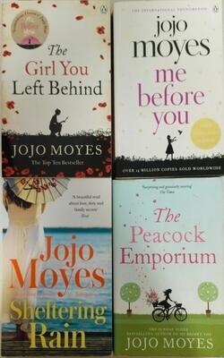 Me Before You, Girl You Left Behind, Sheltering Rain, Peacock Emporium :- Pack Of 4 Books