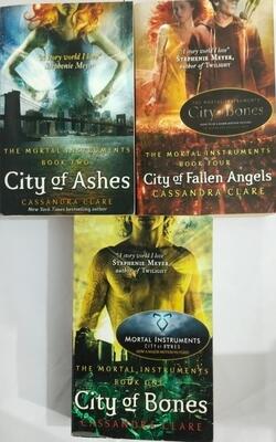 City Of Bones, City Of Ashes, City Of Fallen Angels :- Pack Of 3 Books