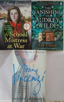 Wicked Pleasures, A Schoolmistress At War, The Vanishing Of Audrey Wilde :- Pack Of 3 Books