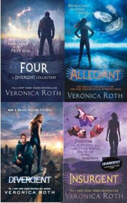 Divergent, Insurgent , ALLEGIANT, Four: A Divergent Collection :- Pack Of 4 Books