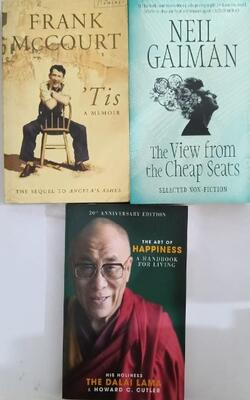 The View From The Cheap Seats, Art Of Happiness, TIS A MEMOIR :- Pack Of 3 Books