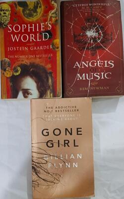 Angels Of Music, Gone Girl, Sophies World :- Pack Of 3 Books