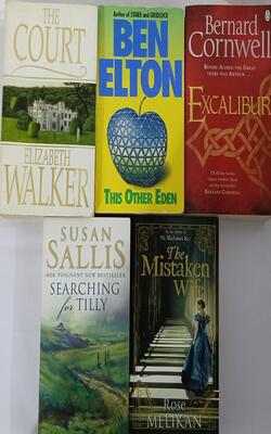 Excalibur, The Mistaken Wife, Searching For Tilly, The Court, This Other Eden :- Pack Of 5 Books