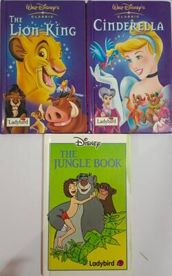 Cinderella, Lion King, Jungle Book - Disney - Ladybird