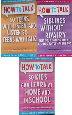 HOW TO TALK SO TEENS WILL LISTEN AND LISTEN SO TEEN WILL TALK, Siblings Without Rivalry, HOW TO TALK SO KIDS CAN LEARN AT HOME AND IN SCHOOL :- Pack Of 3 Books