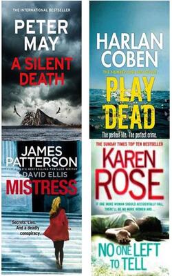No One Left To Tell, Mistress, Play Dead, A Silent Death :- Pack Of 4 Books