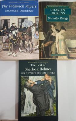 Best Of Sherlock Holmes, Barnaby Rudge, Pickwick Papers