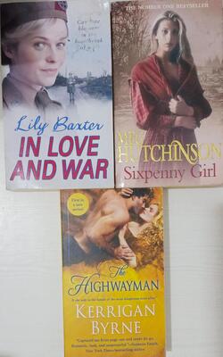 In Love And War, Sixpenny Girl, The Highwayman :- Pack Of 3 Books