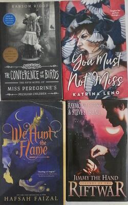 YOU MUST NOT MISS, We Hunt The Flame, The Conference Of The Birds, Jimmy The Hand :- Pack Of 4 Books
