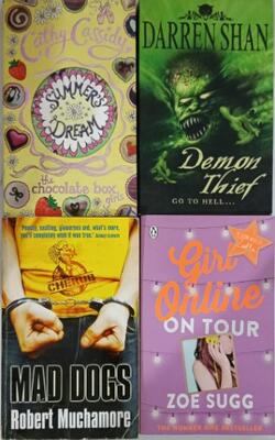 Girl Online: On Tour, Demon Thief, Mad Dogs, The Chocolate Box Girls: Summers Dream :- Pack Of 4 Books