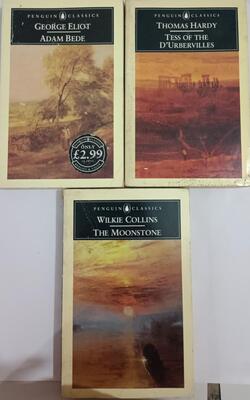 Adam Bede, Tess Of The D Urbervilles, The Moonstone