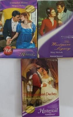 Untouched Mistress, The Westmere Legacy, The Inconvenient Duchess :- Pack Of 3 Books