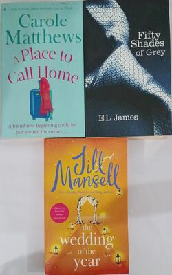 A Place To Call Home, The Wedding Of The Year, Fifty Shades Of Grey :- Pack Of 3 Books