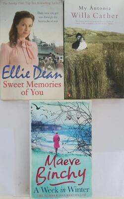 My Antonia, Week In Winter, Sweet Memories Of You :- Pack Of 3 Books