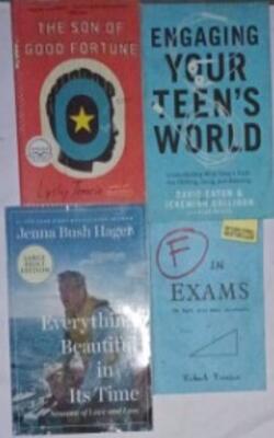 F In Exams, The Son Of Good Fortune: A Novel, Engaging Your Teen's World, EVERYTHING BEAUTIFUL ITS TI :- Pack Of 4 Books