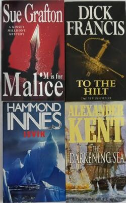 To The Hilt, Isvik, Darkening Sea, M Is For Malice :- Pack Of 4 Books