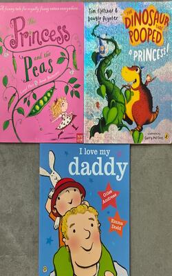 I Love My Daddy, The Dinosaur That Pooped A Princess, Princess And The Peas