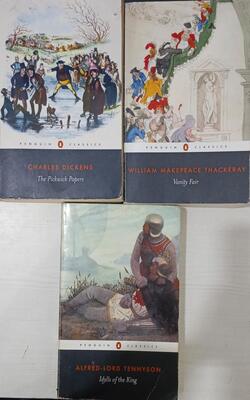 Idylls Of The King, The Pickwick Papers, Vanity Fair :- Pack Of 3 Books