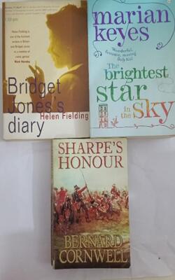 Brightest Star In The Sky, Sharpes Honour, Bridget Jones Diary :- Pack Of 3 Books