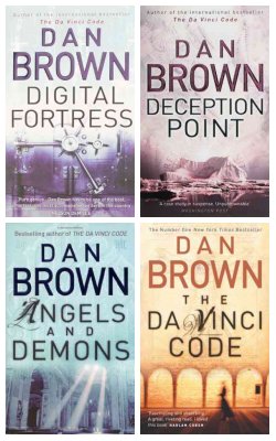 Digital Fortress, Deception Point, Angels And Demons, The Da Vinci Code :- Pack Of 4 Books