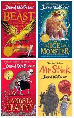 THE BEAST OF BUKINGHAM PALACE, The Ice Monster, David Walli'ams Gangsta Granny, Mr Stink :- Pack Of 4 Books