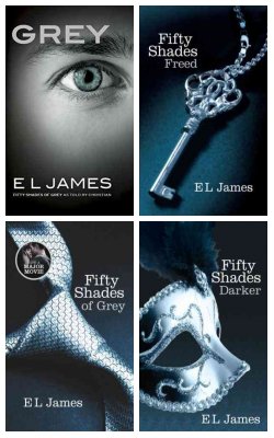 Grey: Fifty Shades Of Grey As Told By Christian, Fifty Shades Freed, Fifty Shades Of Grey, Fifty Shades Darker :- Pack Of 4 Books