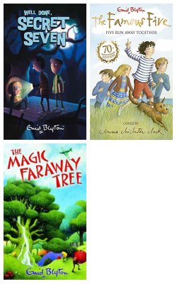 Well Done, Secret Seven, Five Run Away Together, Magic Faraway Tree :- Pack Of 3 Books