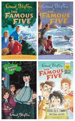 Five Get Into Trouble, Five Go Down To The Sea, O'Sullivan Twins, Good Old Timmy And Other Stories :- Pack Of 4 Books
