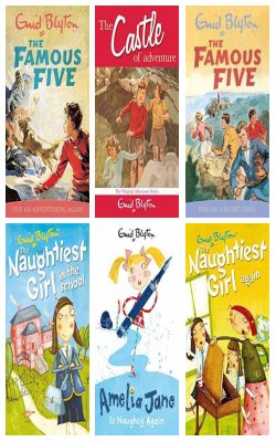 Five Go Adventuring Again, Castle Of Adventure, Five On A Secret Trail The Famous Five, Naughtiest Girl In The School, Amelia Jane Is Naughty Again!, Naughtiest Girl Again :- Pack Of 6 Books