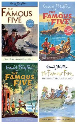 Five Run Away Together, Five On A Treasure Island, Five Go Off In A Caravan, Five On A Treasure Island :- Pack Of 4 Books