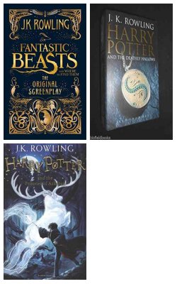 Fantastic Beasts And Where To Find Them: The Original Screenplay, Harry Potter And The Deathly Hallows, Harry Potter And The Prisoner Of Azkaban :- Pack Of 3 Books