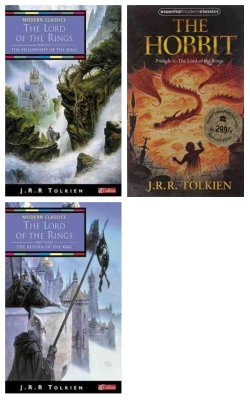 The Lord Of The Rings Vol 1: The Fellowship Of The Ring, The Hobbit, The Lord Of The Rings: Return Of The King V.3 :- Pack Of 3 Books