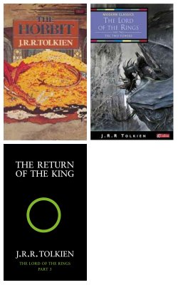 The Hobbit Or There And Back Again, The Two Towers, Lord Of The Rings :- Pack Of 3 Books