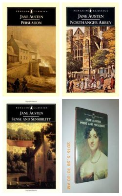 Persuasion, Northanger Abbey , Sence And Sensibility, PRIDE AND PREJUDICE :- Pack Of 4 Books
