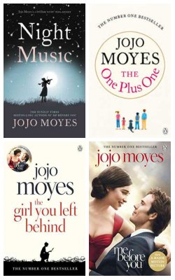Night Music, One Plus One, Girl You Left Behind, Me Before You :- Pack Of 4 Books