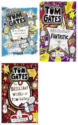 Excellent Excuses , Tom Gates Is Absolutely Fantastic , The Brilliant World Of Tom Gates :- Pack Of 3 Books