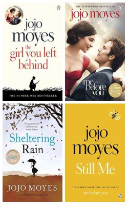 Girl You Left Behind, Me Before You, Sheltering Rain, Still Me :- Pack Of 4 Books