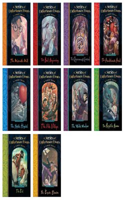 The Miserable Mill. Lemony Snicket, The Bad Beginning, The Carnivorous Carnival , The Penultimate Peril , The Hostile Hospital , The Vile Village , The Wide Window , The Reptile Room, The End, The Ersatz Elevator :- Pack Of 10 Books
