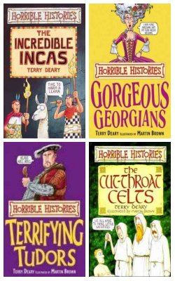 The Incredible Incas, Gorgeous Georgians, Terrifying Tudors, The Cut Throat Celts :- Pack Of 4 Books