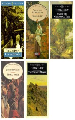 Jude The Obscure, Tess Of The D'Urbervilles, Under The Greenwood Tree, Jude The Obscure, The Trumpet-Major And Robert His Brother :- Pack Of 5 Books