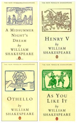 A Midsummer Night's Dream, Henry V, Othello, As You Like It :- Pack Of 4 Books