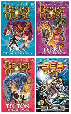 Rokk The Walking Mountain, Terra Curse Of The Forest, Tecton The Armoured Giant, Mangler The Dark Menace :- Pack Of 4 Books