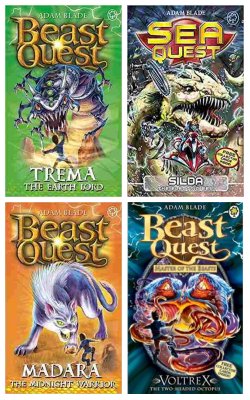 Trema The Earth Lord, Silda The Electric Eel, Madara: The Midnight Warrior,  Voltrex The Two Headed Octopus :- Pack Of 4 Books